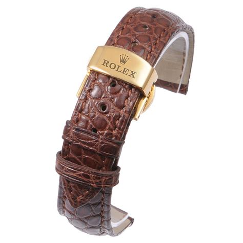 rolex alligator watch straps